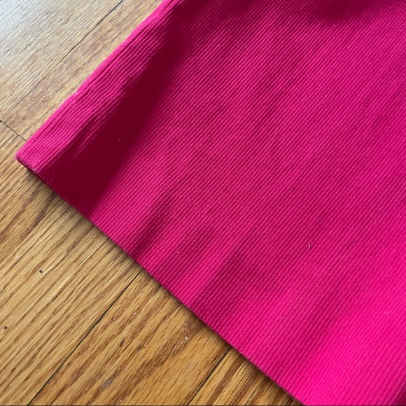 Bright Pink Stretch Corduroy Pants - Picture 2 of 7